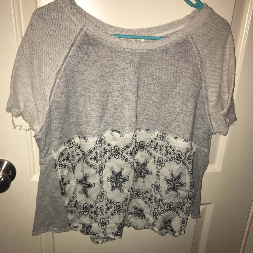Hem & Thread grey cotton top